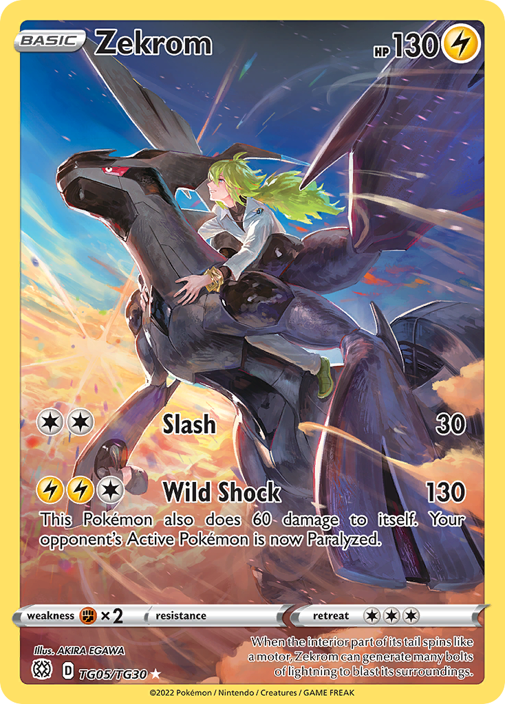 Brilliant Stars Trainer Gallery Zekrom #TG5/30
